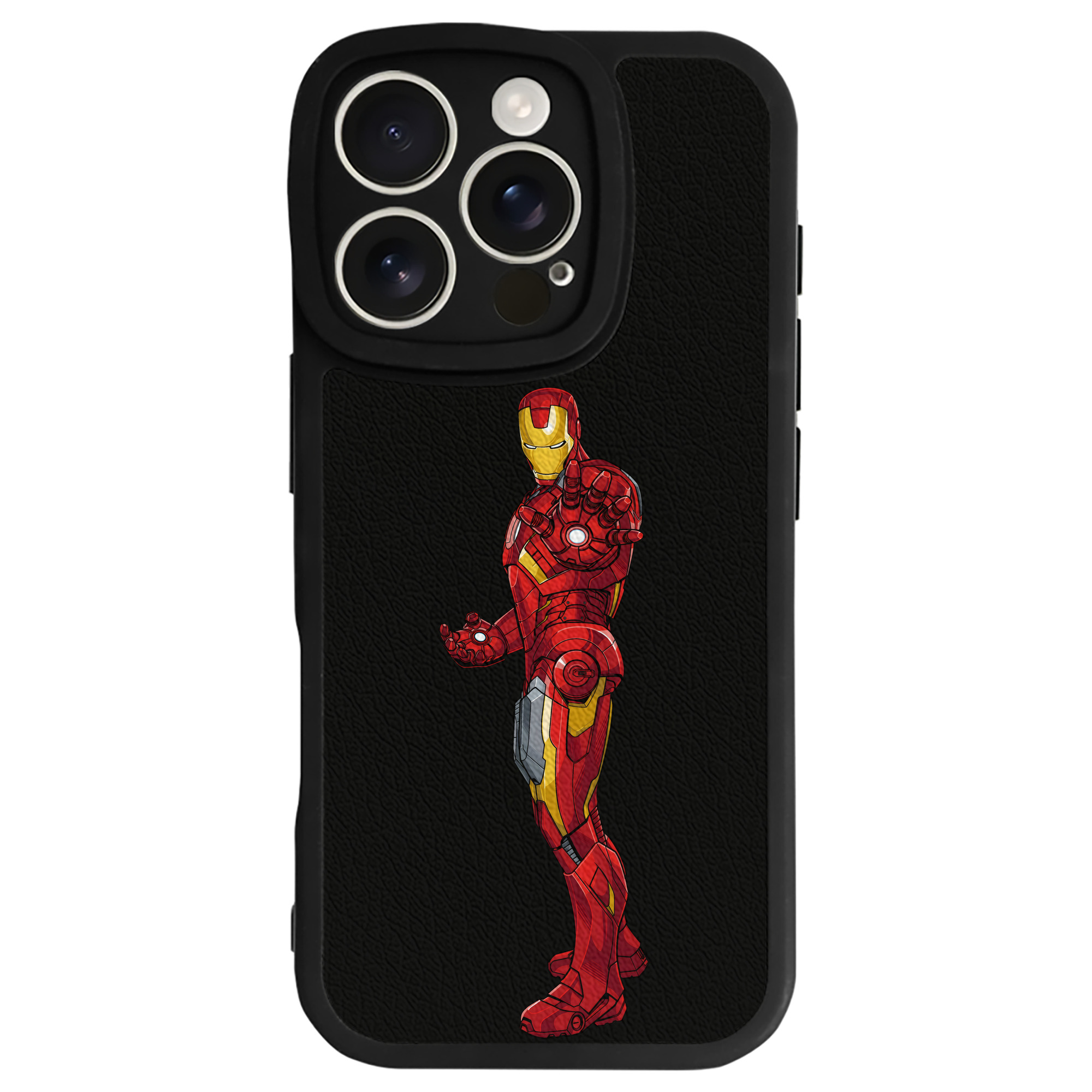 （画像用） アベンジャーズ The Avengers 【iPhone 16シリーズ対応】シリコンスマホケース（レザー調） 材質：シリコン